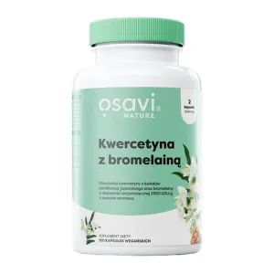 Osavi Quercetin cu bromelain, capsule tari, 120 buc.