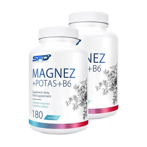 Set de 2x SFD Magneziu + Potasiu + B6 comprimate, 180 buc. — preț și oferte