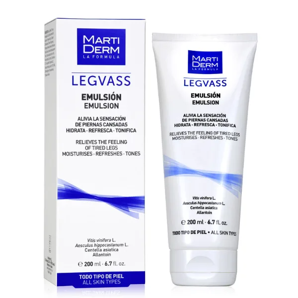Emulsie pentru picioare obosite Legvass, Martiderm | 200 ml — preț și oferte