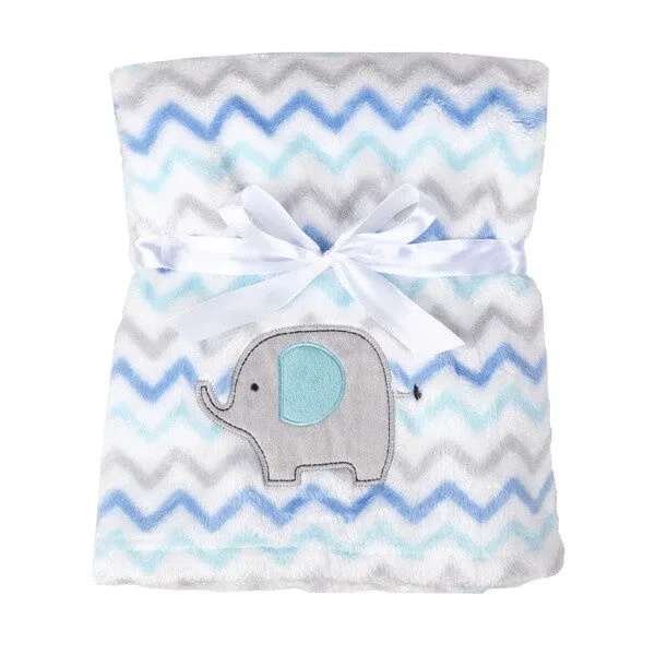 Babymatex, RICCO pătură cu broderie 75x100 cm, elefant, 1 buc. — preț și oferte