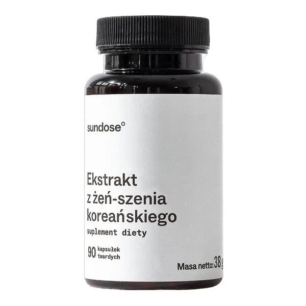 Sundose Extract de ginseng coreean, capsule tari, 90 buc. — preț și oferte