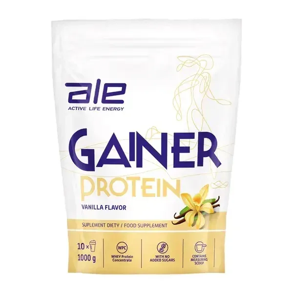 ALE Gainer Protein Vanilla Flavor, pulbere, 1000 g — preț și oferte