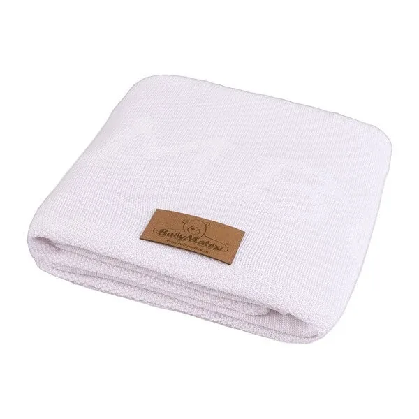 Babymatex Thai, pătură din bambus, 80 cm x 100 cm, alb, 1 buc. — preț și oferte