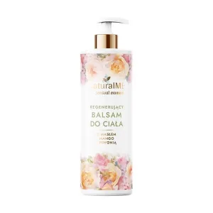 NaturalME Sensual Moment, loțiune regenerantă pentru corp cu unt de mango și bujor, 500 ml