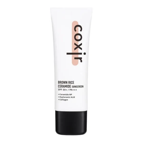 Coxir Brown Rice Ceramide Sun Screen, protecție solară ușoară SPF 50+, 50 ml — preț și oferte
