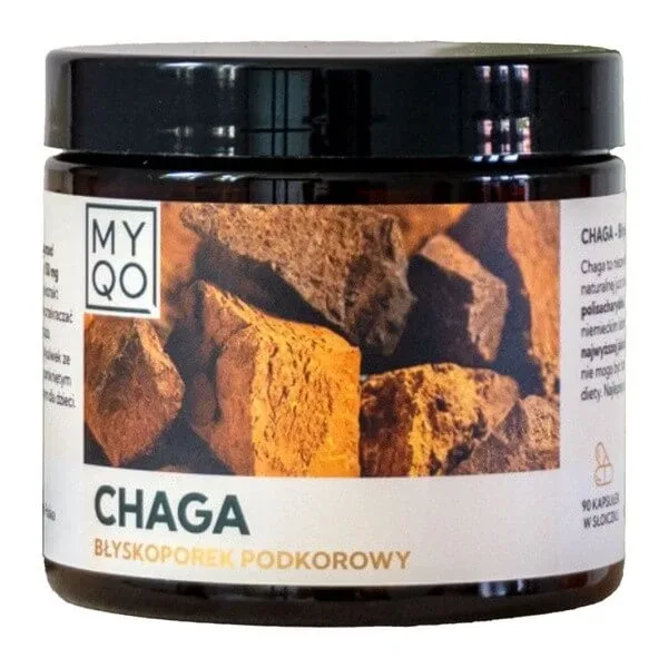 MYQO Chaga glossofor subcortical, capsule, 90 buc. — preț și oferte