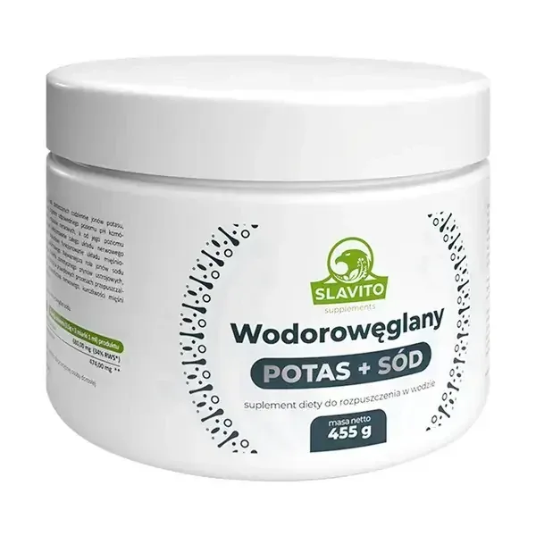 Slavito, Bicarbonați potasiu + sodiu, pulbere, 455 g — preț și oferte