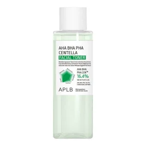 APLB AHA BHA PHA Centella Facial Toner, toner de curățare facială cu acizi și Centella, 160 ml