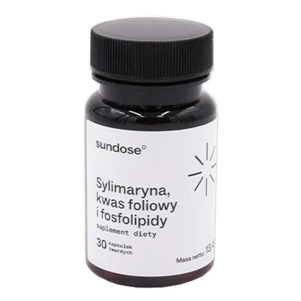 Sundose Silymarin, acid folic și fosfolipide, capsule, 30 buc. — preț și oferte