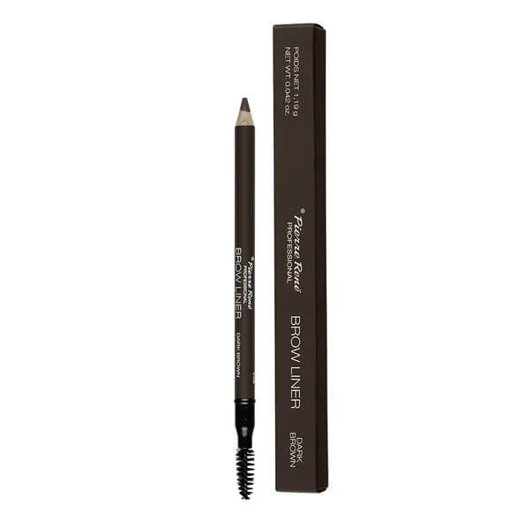 Pierre Rene, creion de sprâncene cu perie Brown Liner nr. 04 Dark Brown, 1.19 g — preț și oferte