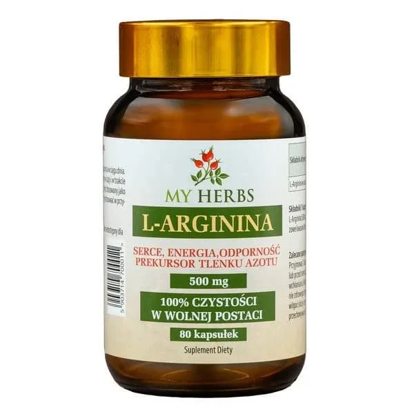 My Herbs L- arginină, capsule, 80 buc. — preț și oferte