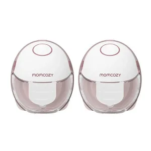 Momcozy M6, pompă de sân dublă, culoare roșie, 1 buc.