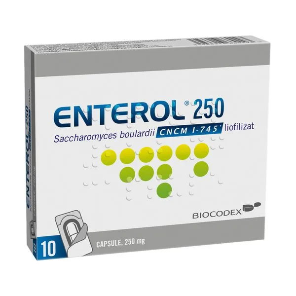 Enterol 250 mg, Biocodex | 10 capsule — preț și oferte