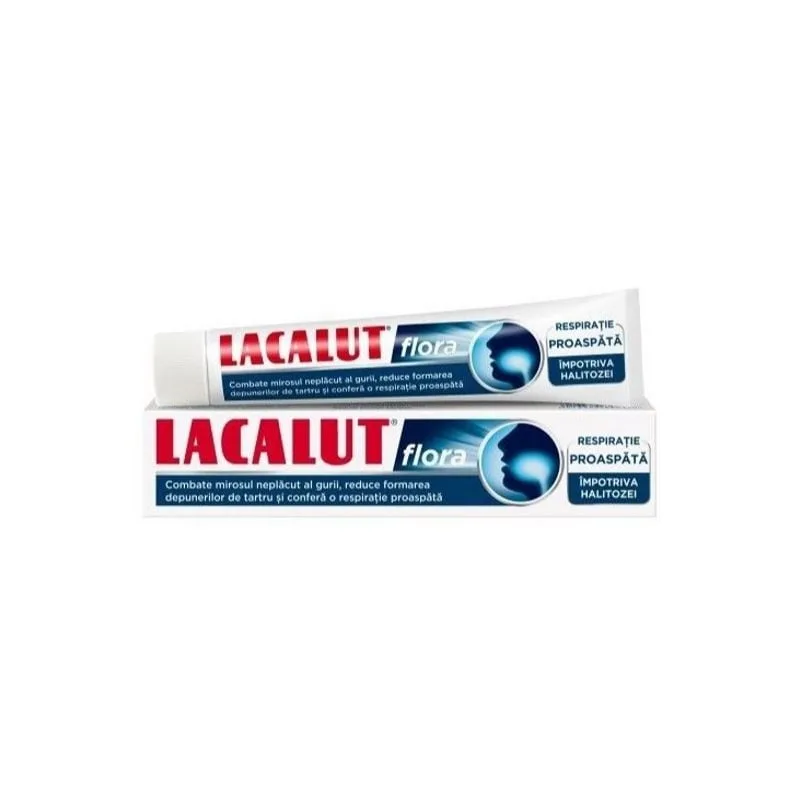 Pasta de dinti Lacalut Flora, 75 ml, Lacalut ZDROVIT — preț și oferte