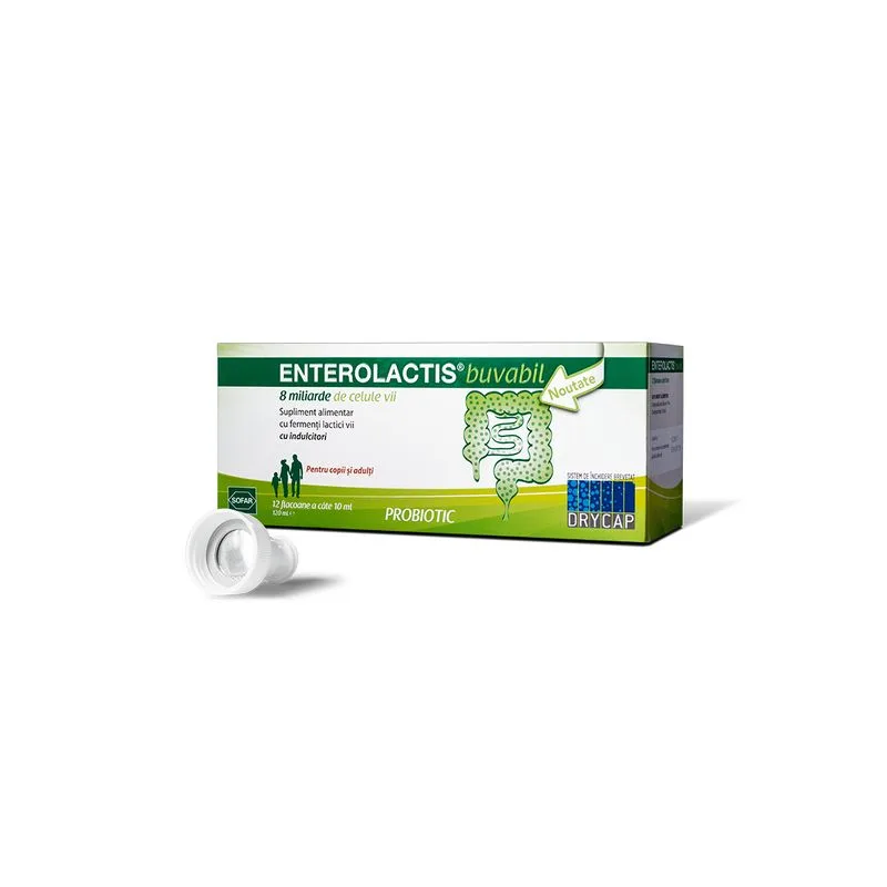 ENTEROLACTIS BUVABIL 10ML X12FLACOANE SOFAR — preț și oferte