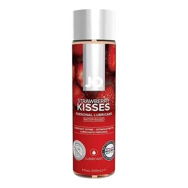 Sistem JO, lubrifiant pe bază de apă, căpșuni, 120 ml — preț și oferte