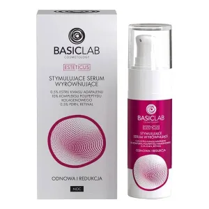 BasicLab Esteticus, ser de echilibrare stimulant cu retinal pentru noapte, 30 ml