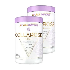 Set de 2x Allnutrition ALLDEYNN CollaRose Fish, aromă de portocale, pulbere, 300 g