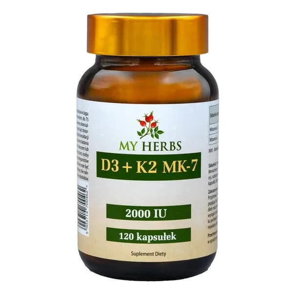 My Herbs D3 + K2 MK7, capsule, 120 buc. — preț și oferte