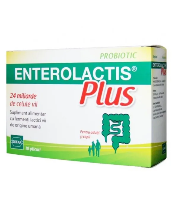 ENTEROLACTIS PLUS PLIC. X 3G SOFAR — preț și oferte