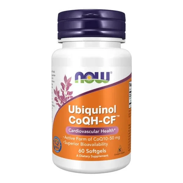 Now Foods Ubiquinol CoQH-CF, capsule, 60 buc. — preț și oferte