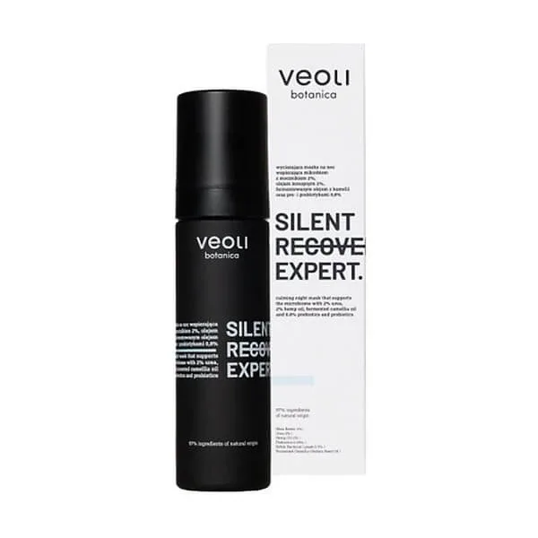 Veoli Botanica Silent Recovery Expert, mască de noapte calmantă, 50 ml — preț și oferte