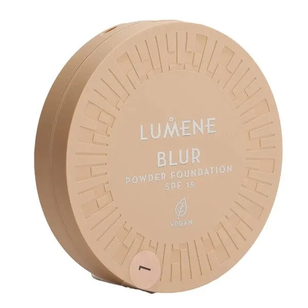 Lumene Blur Longwear Powder Foundation, pudră de lungă durată SPF 15, 1, 10 g — preț și oferte