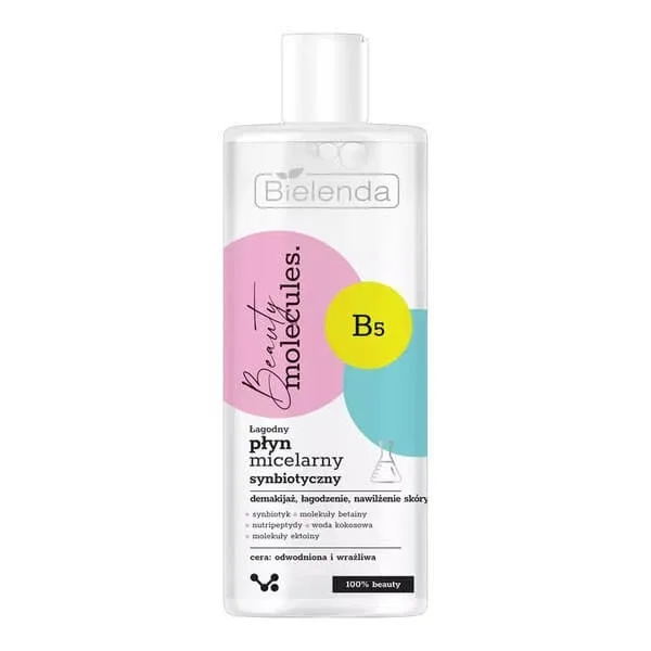 Bielenda Beauty Molecules, Loțiune micelară sinbiotică delicată, 500 ml — preț și oferte