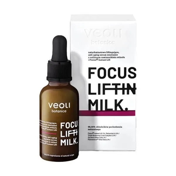 Veoli Botanica Focus Lifting Milk, ser de lifting anti-îmbătrânire, 30 ml — preț și oferte