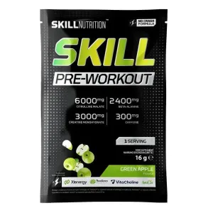 Skill Nutrition Pre-Workout, pulbere, aromă de măr verde, 16 g