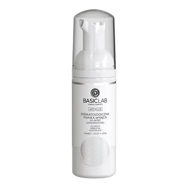 BasicLab Micellis, spumă dermatologică de curățare pentru pielea ultra-sensibilă, 50 ml — preț și oferte