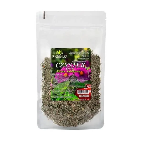 Proherbis Puree plus Mentă de mere, uscată, 50 g — preț și oferte