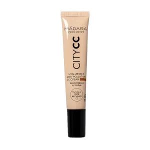 Madara Hyaluronic Anti-Pollution CC Cream SPF 15, cremă colorată, Mediu, 15 ml