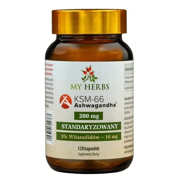 My Herbs Ashwagandha KSM-66, capsule, 120 buc. — preț și oferte