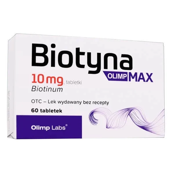 Biotin Olimp Max, 10 mg, comprimate, 60 buc. — preț și oferte
