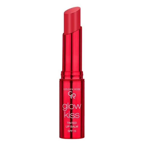 Golden Rose Glow Kiss Tinted Lip Balm, balsam de buze colorant, 02 Strawberry, 3 g — preț și oferte