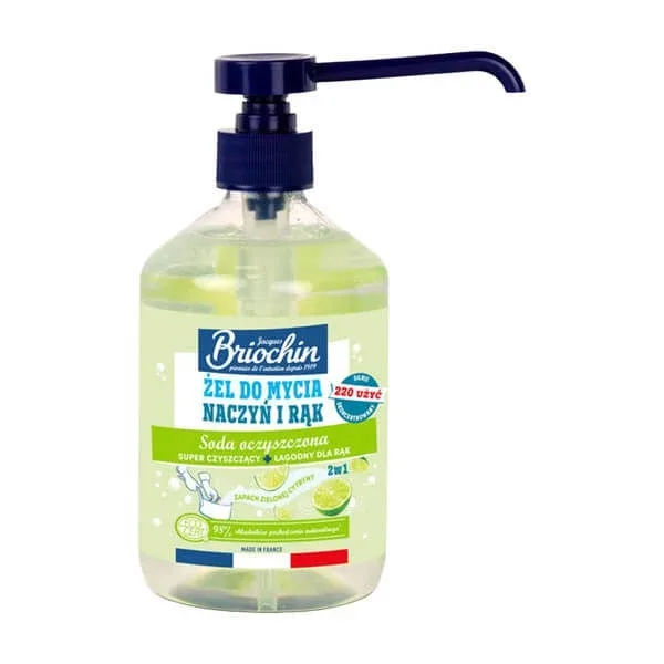 Briochin, gel de spălat mâini și vase pe bază de bicarbonat de sodiu, 500 ml — preț și oferte
