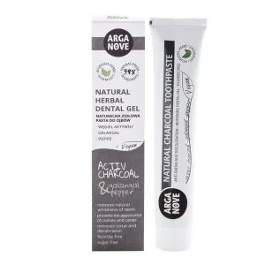 Arganove, pastă de dinți ayurvedică de albire cu carbon activ, galangal și piper, 100 g
