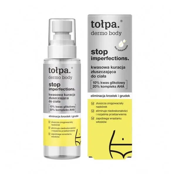 Tolpa Dermo Body Stop Imperfecțiuni, tratament exfoliant acid pentru corp, 100 ml — preț și oferte