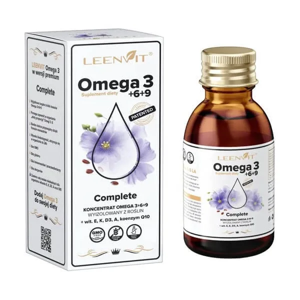 Leenvit Omega 3 Complete, 125 ml — preț și oferte