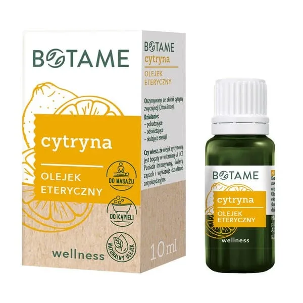 Botame, ulei esențial, lămâie, 10 ml — preț și oferte