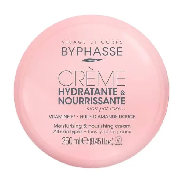 Byphasse Pot Rose, cremă de față, corp și mâini, 250 ml — preț și oferte