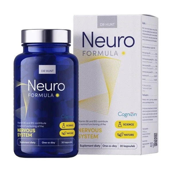 Dr Hunt Neuro Formula, capsule tari, 30 buc. — preț și oferte