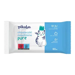 Pikabu Baby Care, Șervețele umede pure, 60 buc.