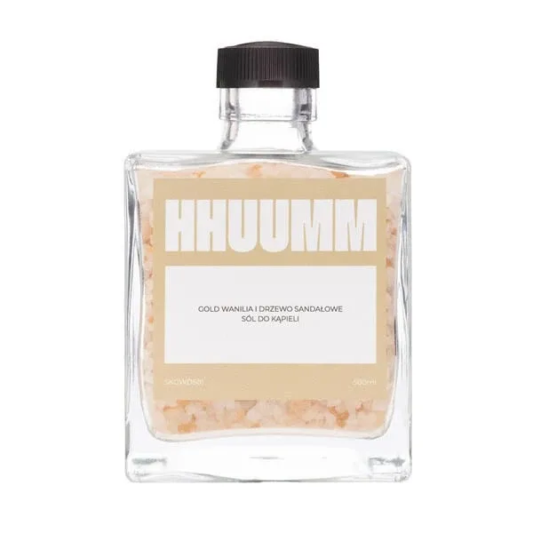 Hhuumm, sare de baie, vanilie aurie și lemn de santal, 500 ml — preț și oferte