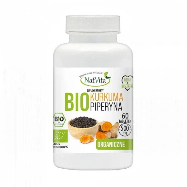 NatVita Bio Turmeric + Bio Piperine comprimate, 60 buc. — preț și oferte