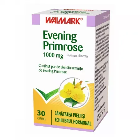 Evening Primrose 1000 mg | 30 capsule WALMARK — preț și oferte