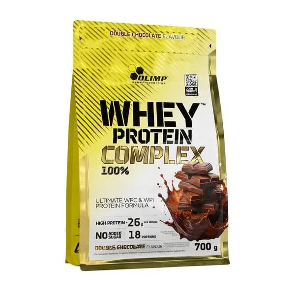 Olimp Whey Protein Complex 100%, pulbere, ciocolată dublă, 700 g — preț și oferte