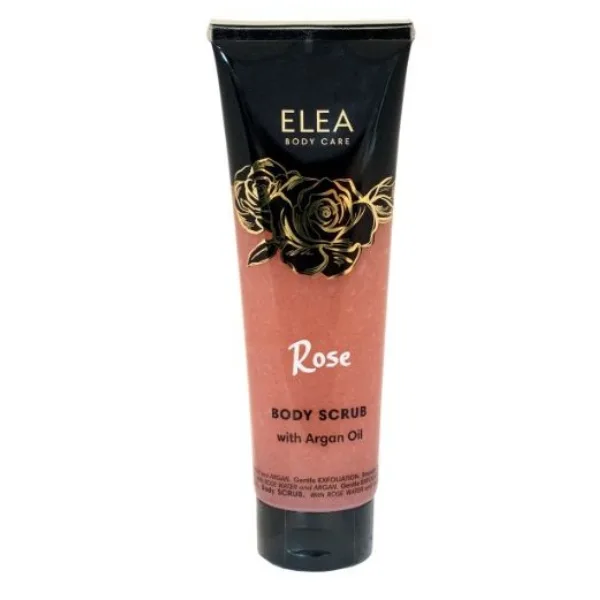 Exfoliant corporal cu apa de trandafiri si ulei de argan, Elea | 250 ml SOLVEX COSMETICS INFINITY — preț și oferte