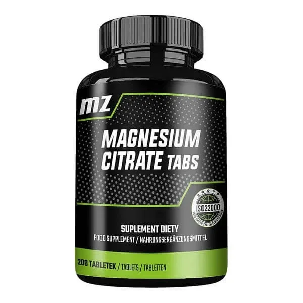 MZ Magnesium Citrate Tabs, tablete, 200 buc. — preț și oferte